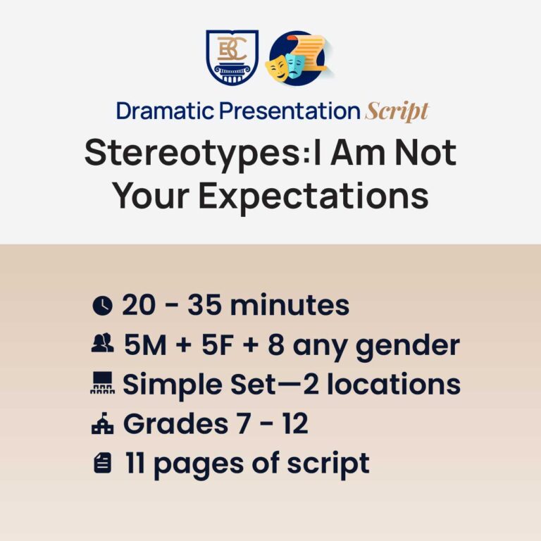 Birkett Play Script Product Thumbnail - Stereotypes I Am Not Your Expectations