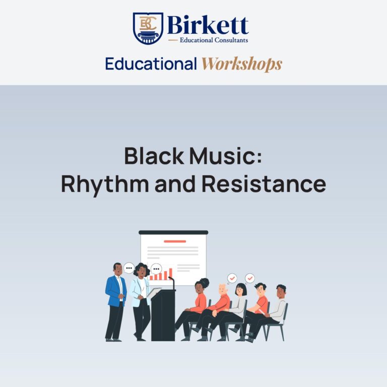 Birkett Educational Workshop Product Thumbnail-Black Music Rhythm and Resistance