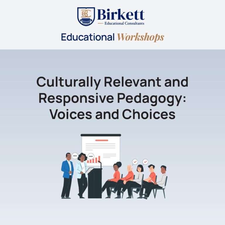 Birkett Educational Workshop Product Thumbnail-Culturally Relevant and Responsive Pedagogy