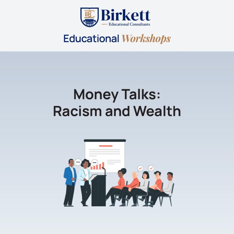 Birkett Educational Workshop Product Thumbnail-Money Talks Racism and Wealth